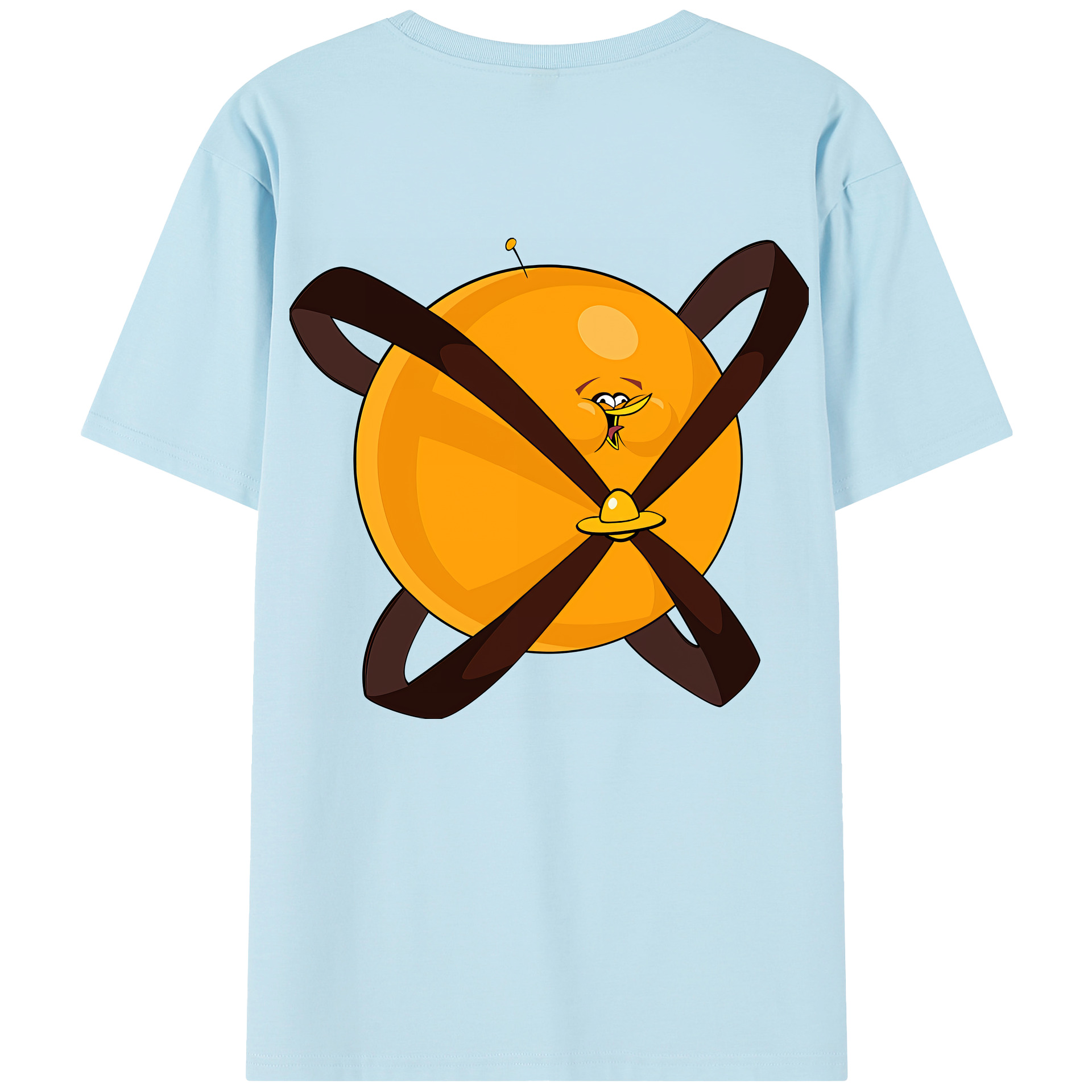 （画像用） Angry Birds アングリーバード 綿100％半袖Tシャツ（背面プリント）